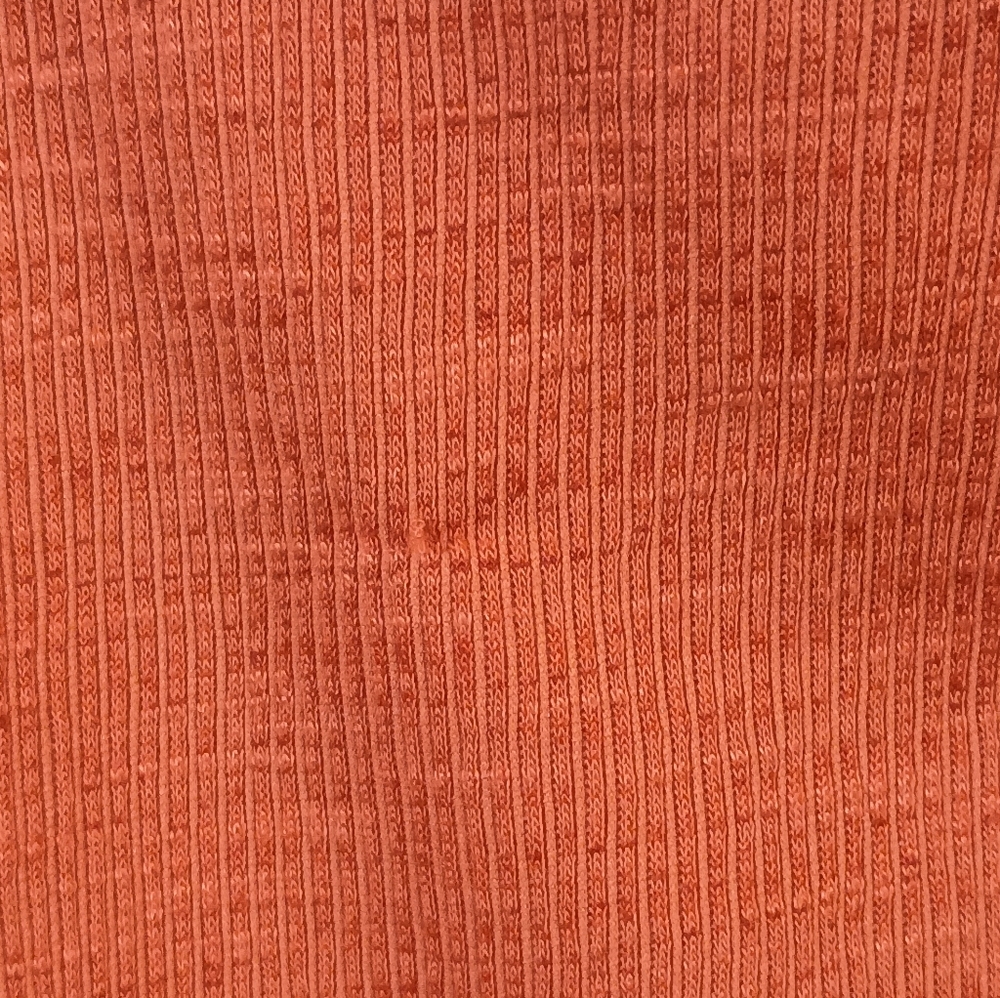 Bohemian Rust Ribbed Maxi Skirt - Picture 9 of 9